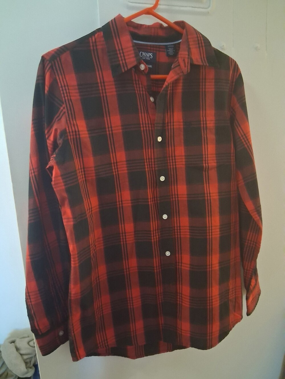 Polo by Ralph Lauren Red and Black Plaid Button-Down Shirt